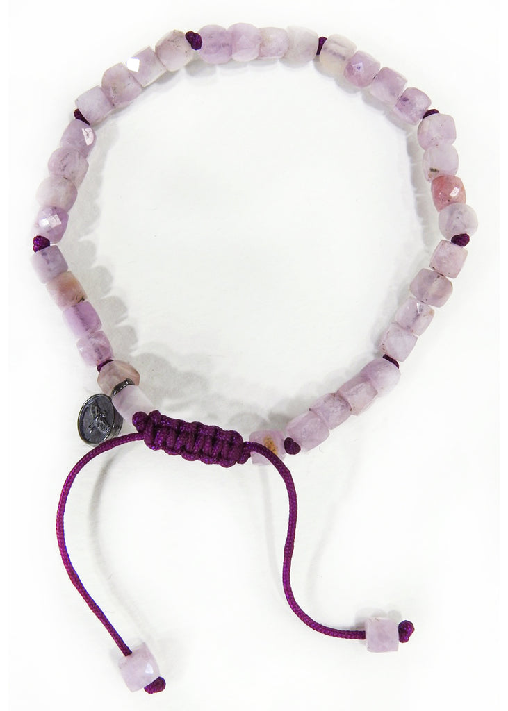 Kunzite Cube Bracelet