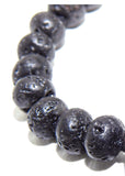 Lava Natural Black Bracelet