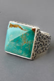 Kingman Arizona Turquoise Pyramid Ring