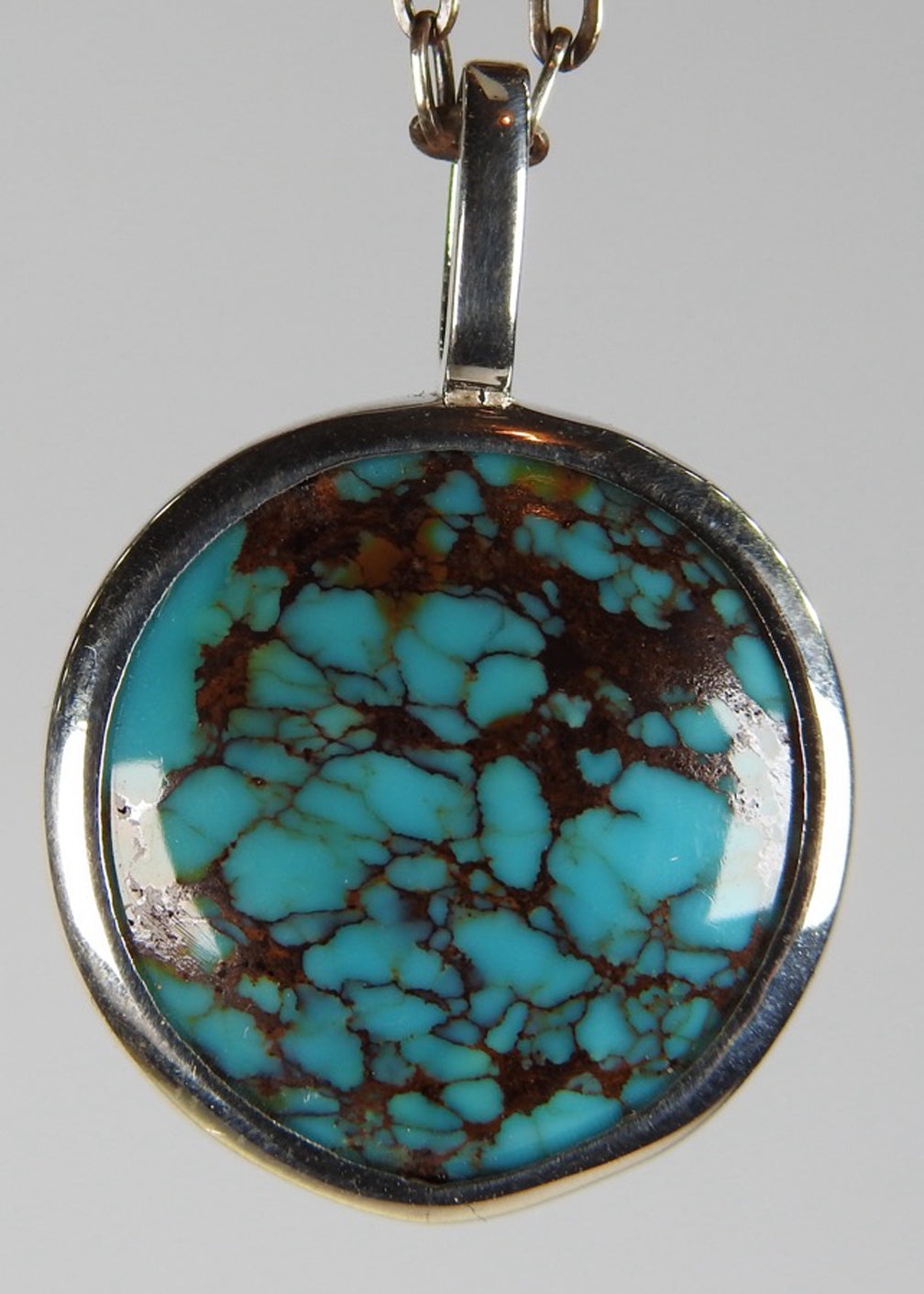 Kingman Arizona Turquoise Pendant – Joseph Brooks Jewelry