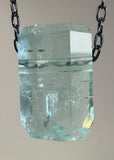 Aquamarine Crystal Necklace