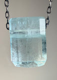 Aquamarine Crystal Necklace