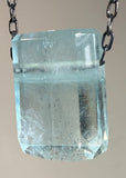 Aquamarine Crystal Necklace