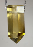 Citrine Quartz Crystal Necklace
