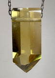 Citrine Quartz Crystal Necklace