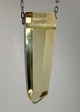 Citrine Quartz Crystal Necklace