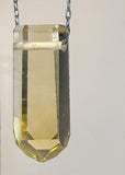 Citrine Quartz Crystal Necklace