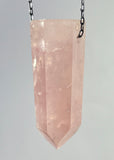 Rose Quartz Crystal Necklace