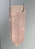 Rose Quartz Crystal Necklace
