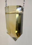 Citrine Quartz Crystal Necklace
