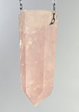 Rose Quartz Crystal Necklace