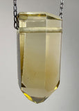 Citrine Quartz Crystal Necklace