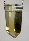 Citrine Quartz Crystal Necklace