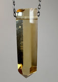 Citrine Quartz Crystal Necklace