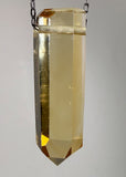 Citrine Quartz Crystal Necklace