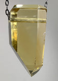 Citrine Quartz Crystal Necklace