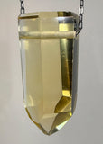 Citrine Quartz Crystal Necklace