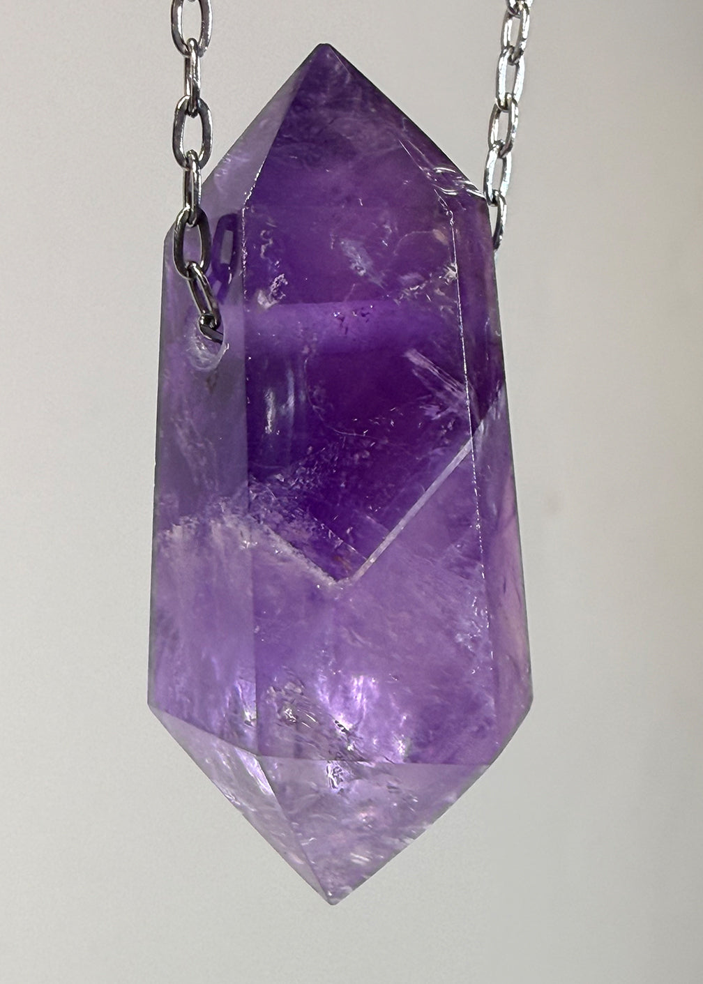Amethyst Crystal Necklace – Joseph Brooks Jewelry