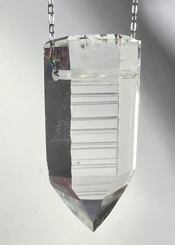 Lemurian Quartz Crystal Necklace