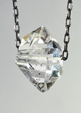 Herkimer Diamond Quartz Crystal Necklace