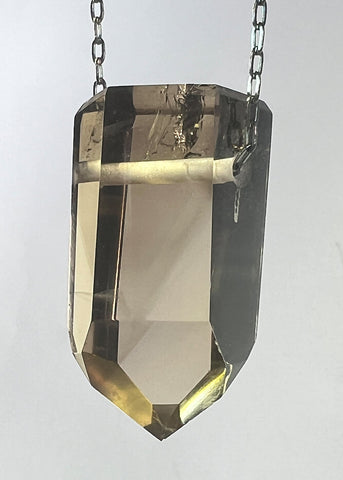 Smoky Quartz Crystal Necklace