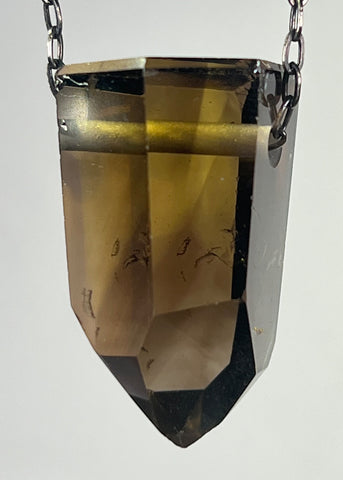 Smoky Quartz Crystal Necklace