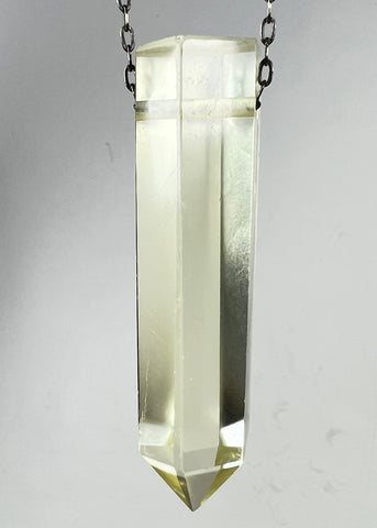 Citrine Quartz Crystal Necklace