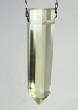 Citrine Quartz Crystal Necklace