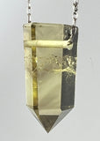 Citrine Quartz Crystal Necklace