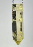 Citrine Quartz Crystal Necklace