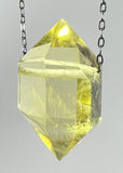 Citrine Quartz Crystal Necklace