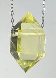 Citrine Quartz Crystal Necklace