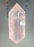 Rose Quartz Crystal Necklace