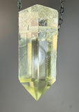 Citrine Quartz Crystal Necklace