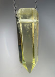Citrine Quartz Crystal Necklace
