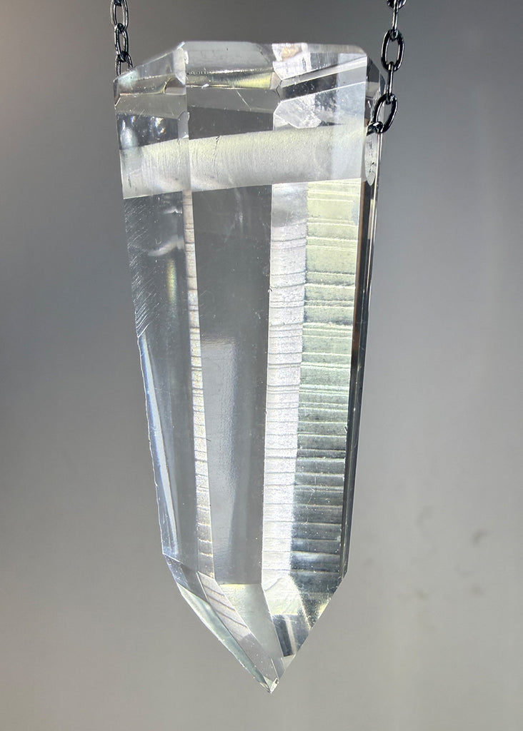 Lemurian Quartz crystal Necklace