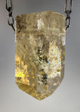 Citrine Quartz Crystal Necklace