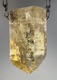 Citrine Quartz Crystal Necklace