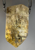 Citrine Quartz Crystal Necklace