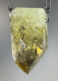Citrine Quartz Crystal Necklace