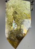 Citrine Quartz Crystal Necklace