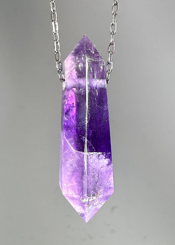 Amethyst Crystal Necklace