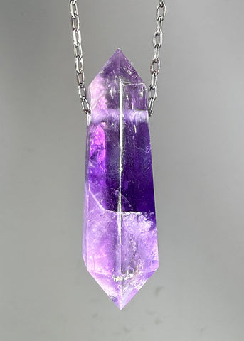 Amethyst Crystal Necklace