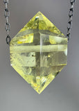 Citrine Quartz Crystal Necklace