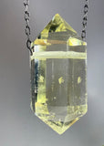 Citrine Quartz Crystal Necklace
