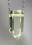 Citrine Quartz Crystal Necklace