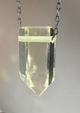 Citrine Quartz Crystal Necklace