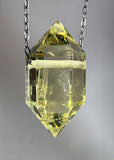 Citrine Quartz Crystal Necklace