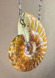 Ammonite Fossil Necklace