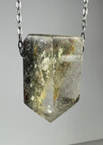 Quartz Crystal with Chlorite Inclusions Necklace